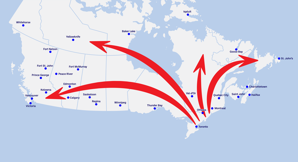 we deliver to all of Canada